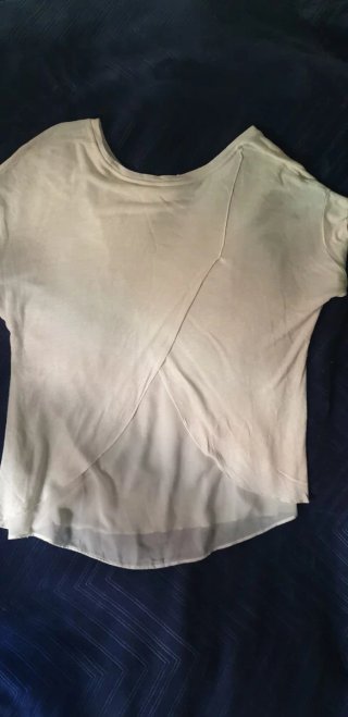 Blusa misto lino donna
