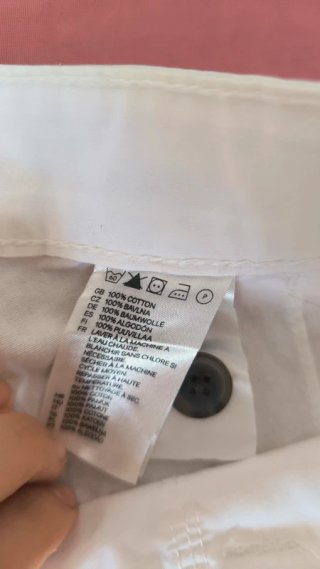 Shorts H&M vita bassa bianchi XS