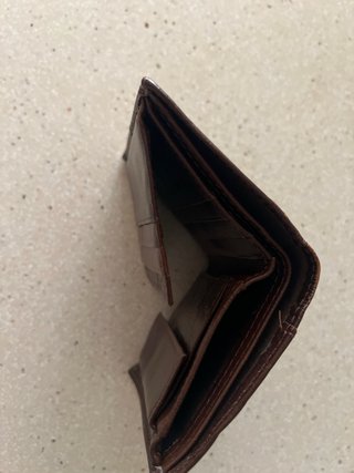 Cartera de piel para caballero