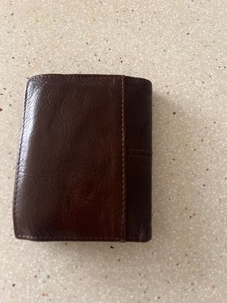 Cartera de piel para caballero