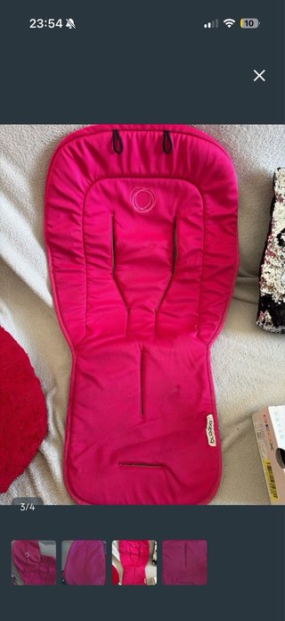 Bugaboo Fucsia: Capota y Colchoneta