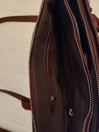 Bolso porta ordenador granate