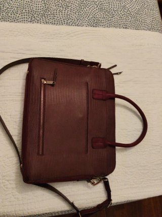 Bolso porta ordenador granate