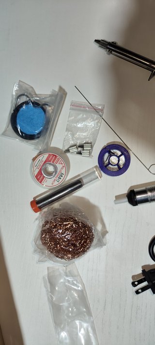 Soldador estaño YIHUA + accesorios