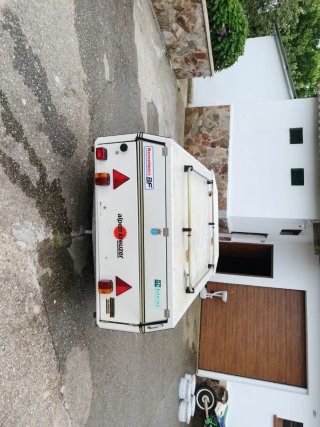 Carro tienda Alpen Kreuzer con documentación.