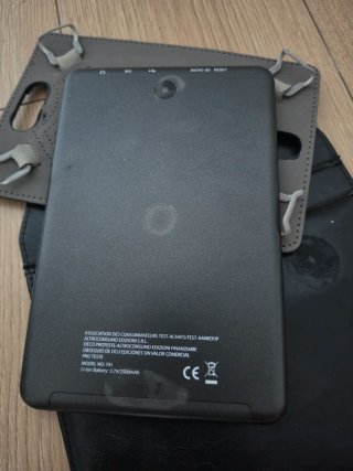 Tablet OCU 791 Negra + Funda Gris