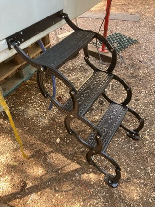 Escalera Tijera Autocaravana Plegable