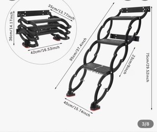 Escalera Tijera Autocaravana Plegable