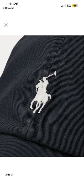 Gorra Polo Ralph Lauren Beige y Negra