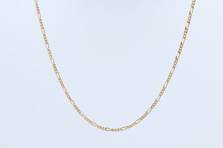 Cadena Fina Figaro Oro 18k.Ref:042-02-00027
