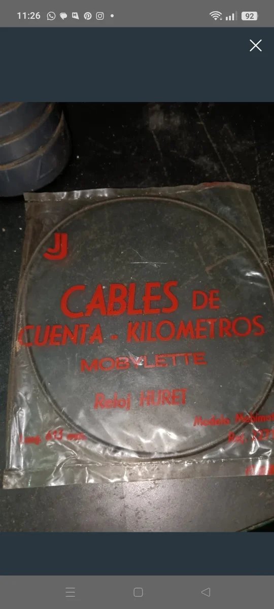 Cable c/km mobylette nuevo