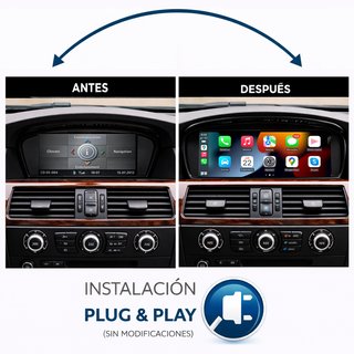PANTALLA GPS BMW SERIE 5 E60 CCC CARPLAY ANDROID