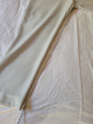 2 Pantaloni eleganti donna beige taglia L