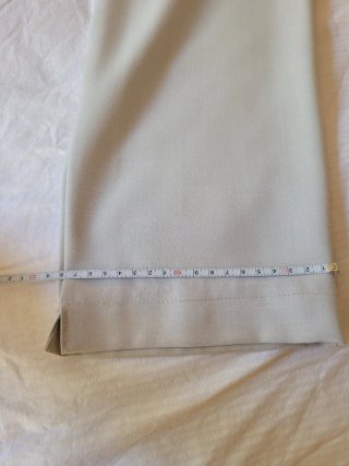 2 Pantaloni eleganti donna beige taglia L