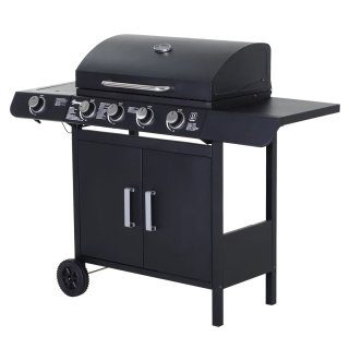 Barbacoa Gas 4+1 Quemadores 14,4 KW Mesas