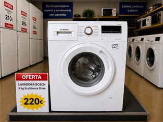 Lavadora Bosch 8 kg 1200 rpm A+++ Como nuevo!