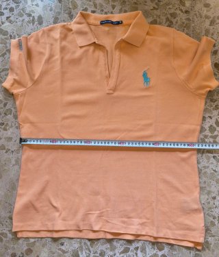 Polo Ralph Lauren Sport coral anaranjado Talla XL