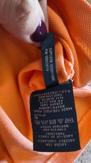 Polo Ralph Lauren Sport coral anaranjado Talla XL