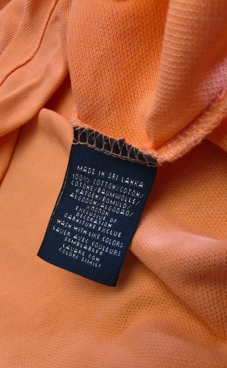 Polo Ralph Lauren Sport coral anaranjado Talla XL