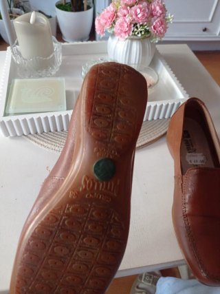 Zapatos Pitillos Piel Mujer Talla 38 Marrones