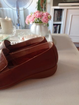 Zapatos Pitillos Piel Mujer Talla 38 Marrones