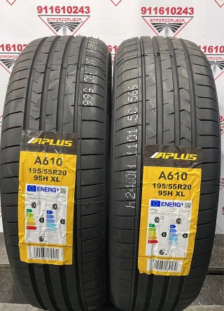 4UD 195 55 20 H APLUS RUEDA NUEVA YA MONTADA