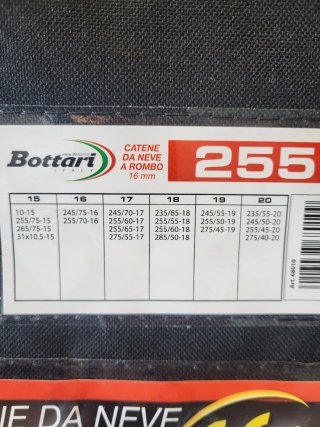 Cadenas de nieve Bottari Master 16mm
