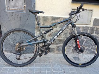Bicicleta MTB Btwin Doppia Sospensione