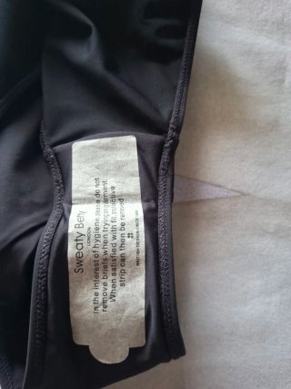 Braga de bikini Sweaty Betty negra