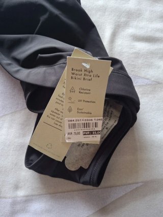 Braga de bikini Sweaty Betty negra