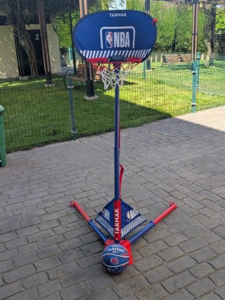 Canasta Baloncesto Tarmak NBA Extensible + Balón