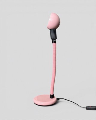 Lampada da tavolo vintage Space Age anni 70 rosa