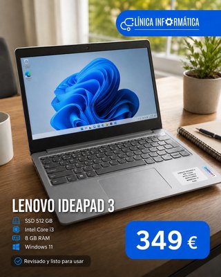 PORTÁTIL LENOVO IDEAPAD 3