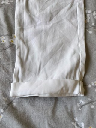 Pantalón blanco Zara talle alto