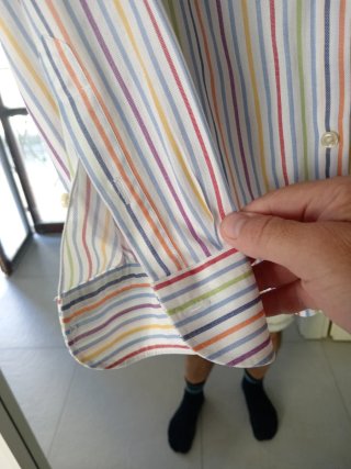 Camicia Class uomo righe multicolor tg 38