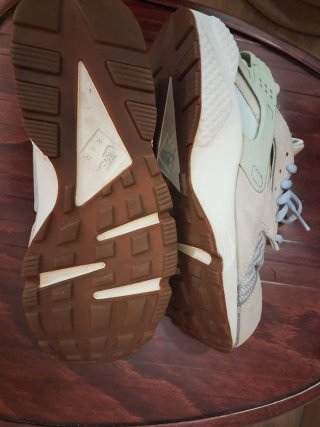 Nike Air Huarache Mujer Beige/Azul