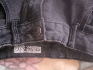 Pantalones negros texturizados