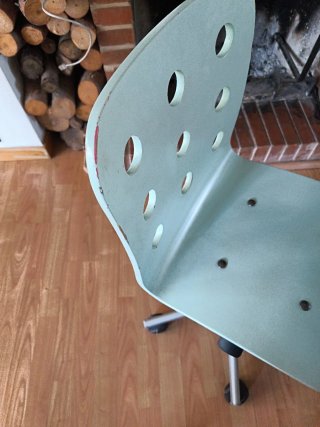 Silla Ikea infantil de escritorio azul