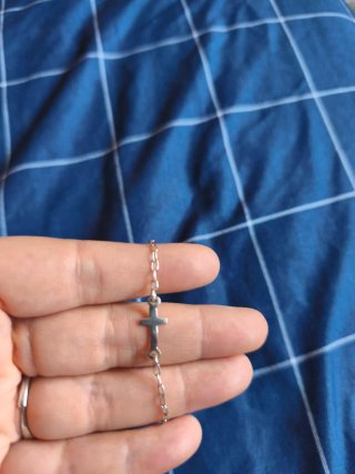 Pulsera Plata 925 Cruz