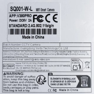 2 Cámaras Inteligentes V380 "Precio por unidad"