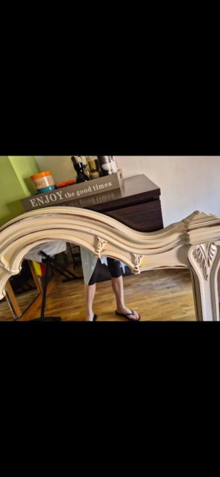 Espejo de madera vintage