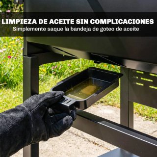 Barbacoa Gas 3 Quemadores Termómetro Parrilla