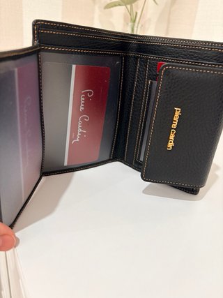 Cartera Pierre Cardin Piel Negra