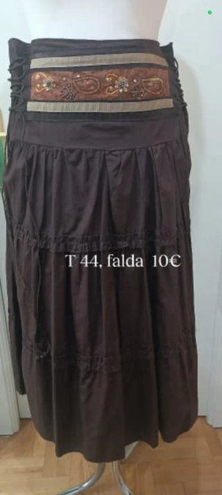 Falda larga vintage T44