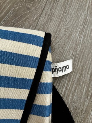 Mochila Pijama Rayas Azul/Blanca
