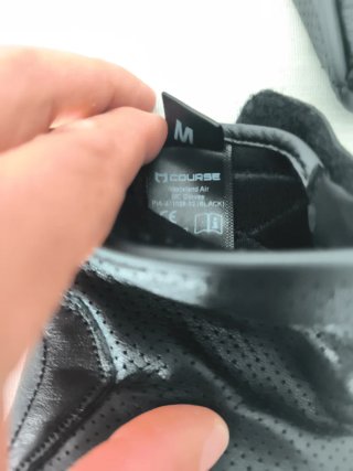 Guantes de cuero talla M para moto
