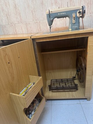 Mueble Sigma Antigua Madera y Metal