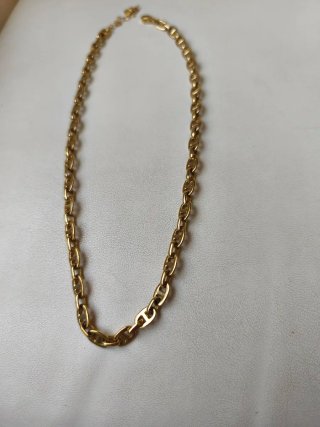 Collar gargantilla dorado señora 60cm