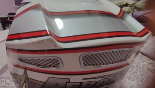 Casco de moto Takachi como nuevo