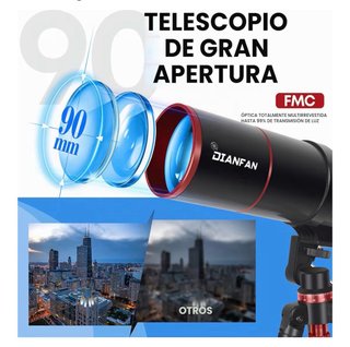 Telescopio Astronómico Dianfan 90/550